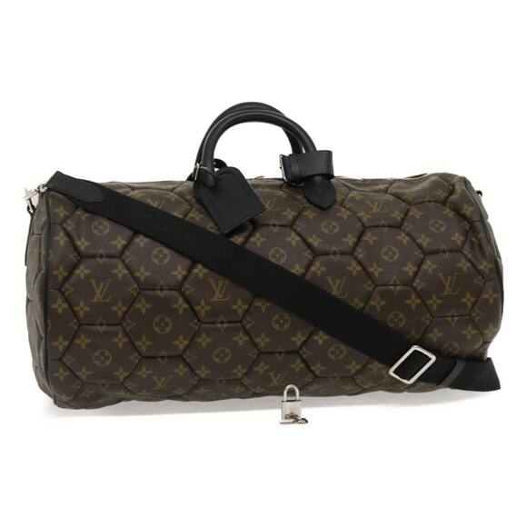 LOUIS VUITTON Monogram Macassar Neo Sporty Hexagon Boston Bag M40398 - Picture 1 of 16